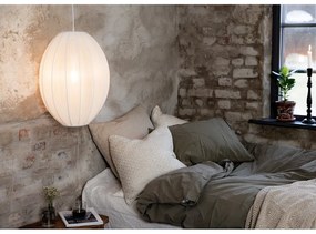 Fehér függőlámpa textil búrával ø 40 cm Florence – Markslöjd