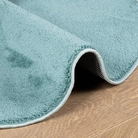 OVIEDO zöld rövid szálú szőnyeg Ø 80 cm