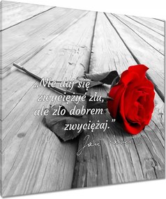 Vászonkép 80x80 János Pál idézetek 2