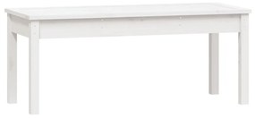 fehér tömör fenyőfa kerti pad 109x44x45 cm