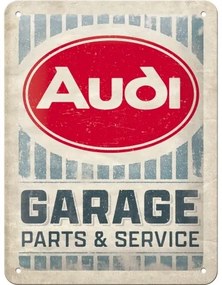 Fém tábla Audi - Garage Parts & Service