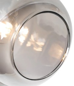 Mennyezeti spotlámpa fekete arannyal és füstüveggel 3-lámpás - Zuzanna