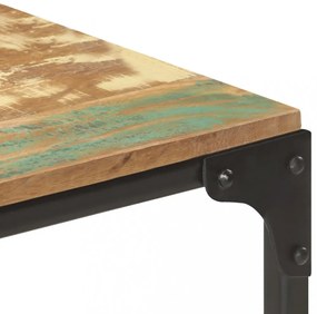 tömör újrahasznosított fa dohányzóasztal 90 x 30 x 40 cm