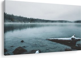 Kép - jeges északi tó (90x60 cm)
