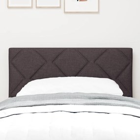 LED Fejtámla Gyémánt Blokkok Mintázat Sötét Barna 80 cm Szövet