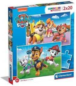 Gyerek puzzle - Paw Patrol III. - 2x20 db-os készlet