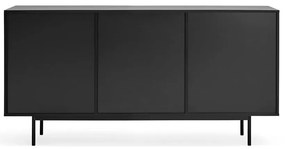 Fekete alacsony komód 159x80 cm Sierra – Teulat