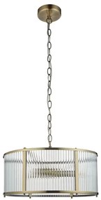 Endon 106282 - Láncos csillár RIDGETON 3xE14/6W/230V sárgaréz