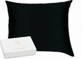 Klara Selyem párnahuzat 70x80 Fekete eperfa selyem