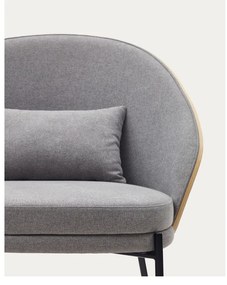 Szürke-natúr színű fotel Eamy – Kave Home