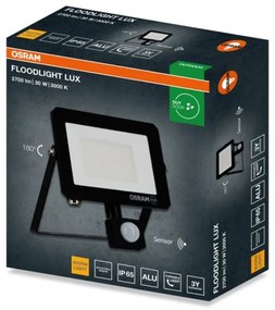Osram - LED reflektor érzékelővel FLOODLIGHT LED/30W/230V 3000K IP65