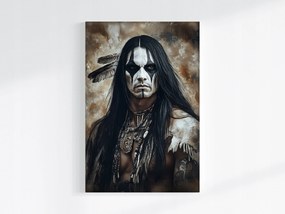 Canvas Vászonkép Figura Portré Indián Harcos Etno Vezér 40x60