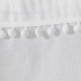 Fehér átlátszó függöny szett 2 db-os 60x90 cm Poupette – douceur d'intérieur