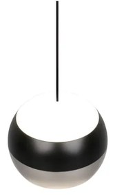 Fekete-ezüstszínű LED függőlámpa ø 15,5 cm Orbit – Trio Select
