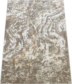 Szőnyeg 160x220 Modern Nappaliba Bézs Csillogó