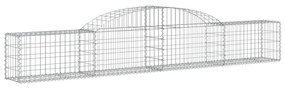 íves horganyzott vas gabion kosár 300 x 30 x 40/60 cm