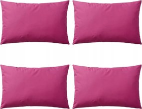 Kültéri Párnák, 4 db, 60x40 cm, rózsaszín