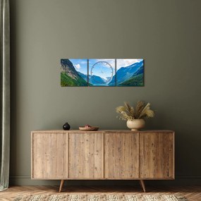 Kép - Lovatnet-tó (órával) (90x30 cm)