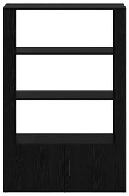 Széf Musta tammi 30 x 80 x 119.5 cm Faanyag