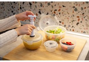 Food Saver 4 db élelmiszer-tároló szett vákuumpumpával - Compactor
