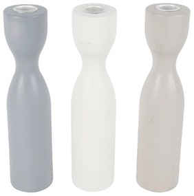 Fa gyertyatartó TORNE 25 cm - több színben