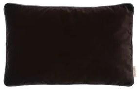Velvet párnahuzat 30 x 50 cm sötétbarna
