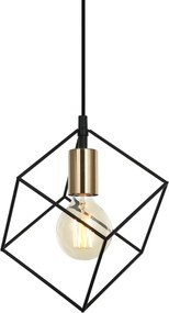 Italux MORESTEL MDM-4244/1 BK+BRO Függőlámpa 1x40W/E27