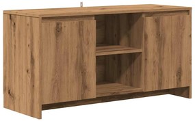 kézműves tölgy színű szerelt fa TV-szekrény 102x37,5x52,5 cm