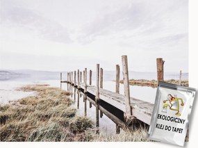 Fotótapéta Flizelina Tájkép Természet Tó Híd Kilátás 350x250 ragasztó