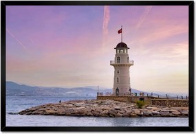 Poszterek keretben 60x40 Festői világítótorony