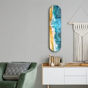 Beach edzett üvegkép, 20 x 80 cm
