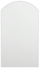 ívelt üvegtükör LED-lámpákkal 70 x 40 cm