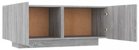 szürke sonoma színű szerelt fa TV-szekrény 100 x 35 x 40 cm