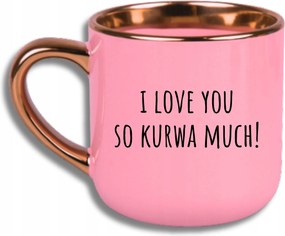 Bögre Rózsaszín Elegáns Nagy Vicces Ajándék És Love You