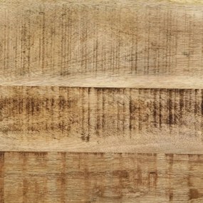 tömör nyers mangófa dohányzóasztal 110 x 55 x 40 cm