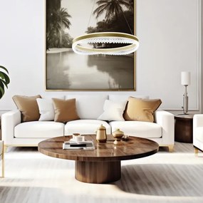 LED Csillár zsinóron LED/52W/230V átm. 60 cm arany