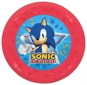 Sonic a sündisznó Sega micro prémium műanyag lapostányér 21 cm