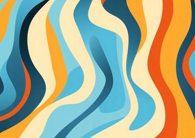 Poszter 42x29,7cm Táncoló hullámok