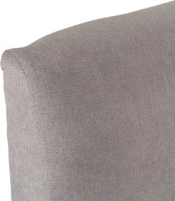 Ágy 160x200 cm méretben, ágyneműtartóval, szürke színben, szövet kárpittal MARSYLIA