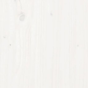 fehér tömör fenyőfa fali fejtámla 108 x 3 x 110 cm
