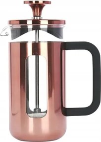 French Press 3 csészéhez, réz bevonattal