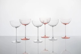 Habzóboros pohár "Bubbles", rózsaszín - Lukáš Houdek