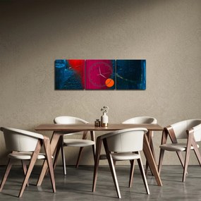 Színek képe (órával) (90x30 cm)