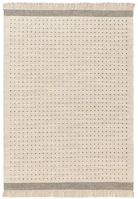Wool Rug Bahati Black/White 120x170 cm