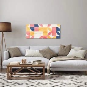 Kép - Absztrakció retro mintákkal (120x50 cm)