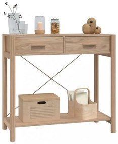 Szerelt fa tálalóasztal 82 x 38 x 75 cm