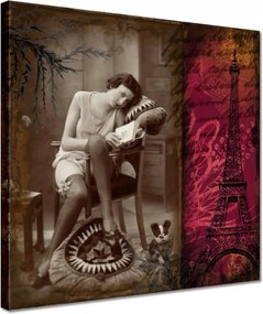 Vászonkép 30x30 Kilátás Párizsból