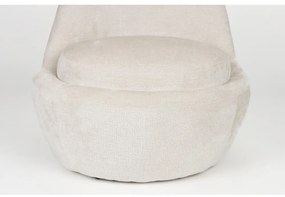 Krémszínű fotel Nash – White Label