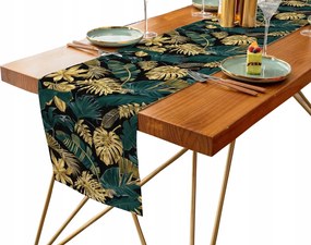 Dekorációs Futófelület 40X180 Zöld Levelek