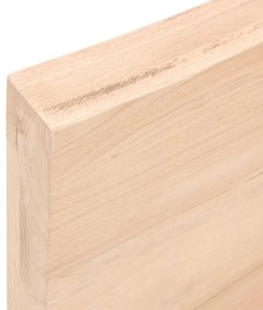 kezeletlen tömör fa fürdőszobai pult 100x60x(2-6) cm